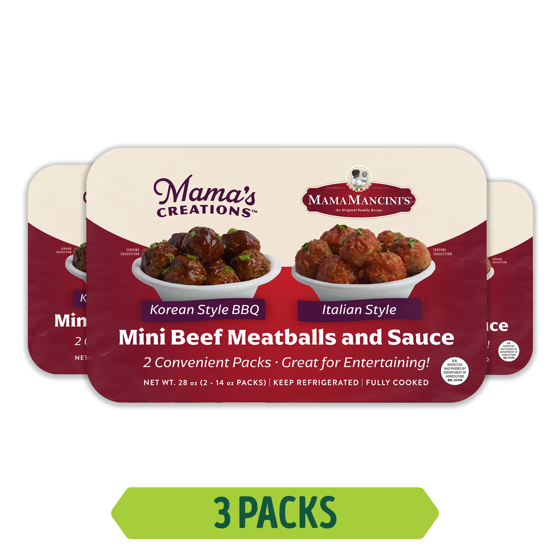 Mini Meatballs Entertaining Variety Pack