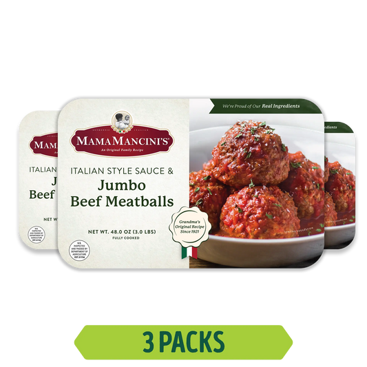 Jumbo Beef Meatballs in Italian Style Sauce