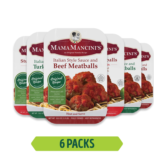 Meatball Meals Variety Pack (Beef, Turkey & Cheese-Stuffed)